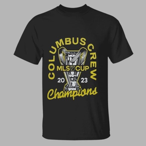 Olin D Tops - Columbus Crew MLS Cup Champions 2023 Graphic T-Shirt Soccer Fan Gift Casual Tee